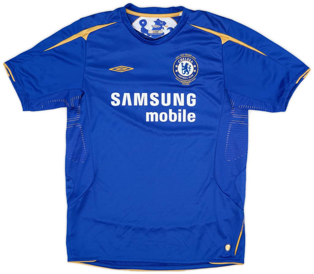2005-06 Chelsea Centenary Home Shirt - 9/10 - (XL.Boys)