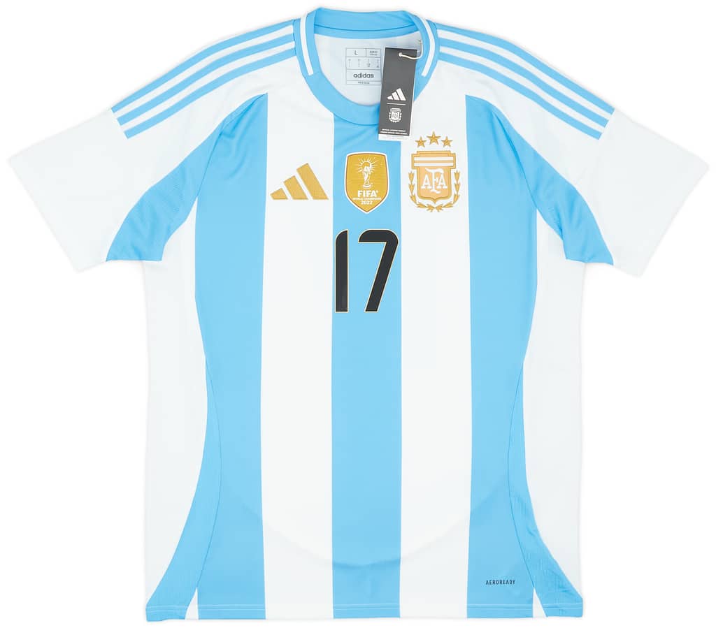 2024-25 Argentina Home Shirt Garnacho #17