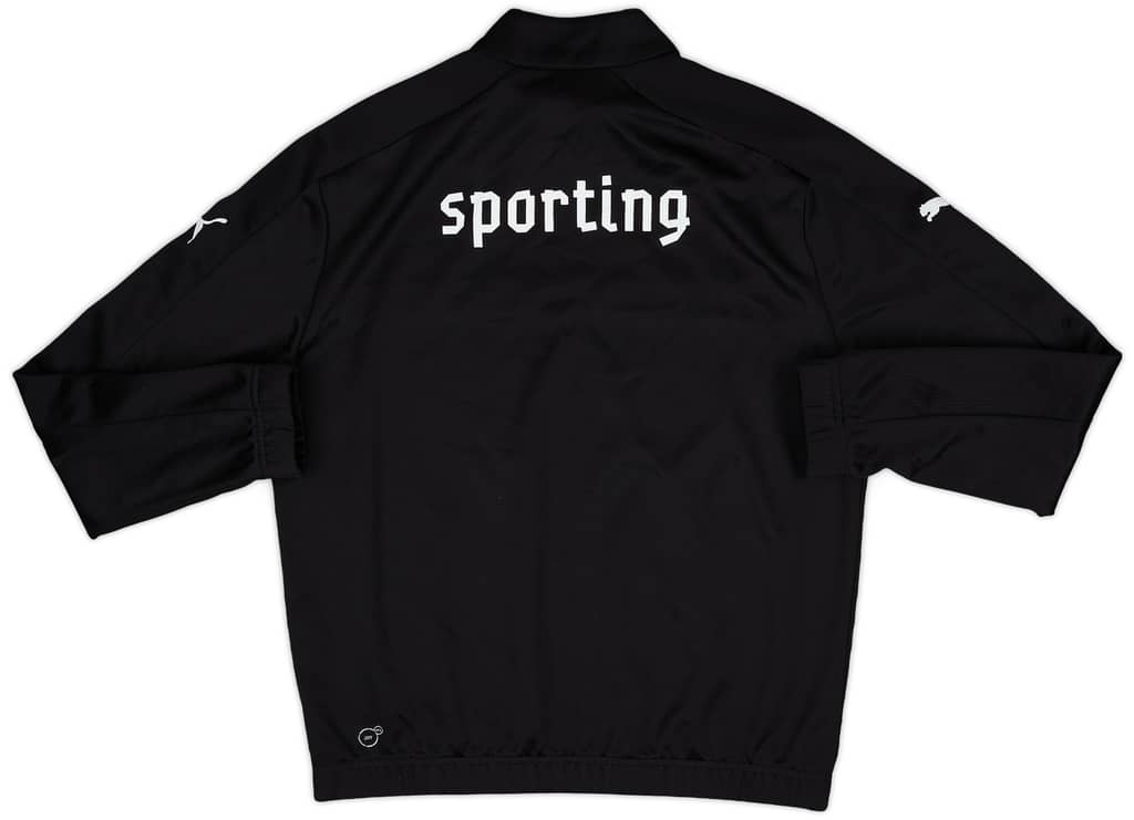 2012-13 Sporting CP Puma 1/4 Zip Drill Top - 9/10 - (S)