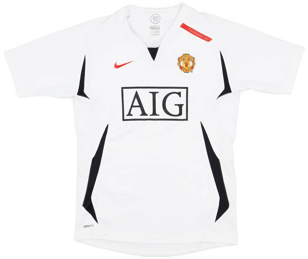 2007-08 Manchester United Nike Training Shirt - 6/10 - (L.Boys)