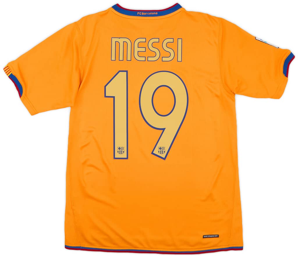 2006-08 Barcelona Away Shirt Messi #19 - 6/10 - (S)