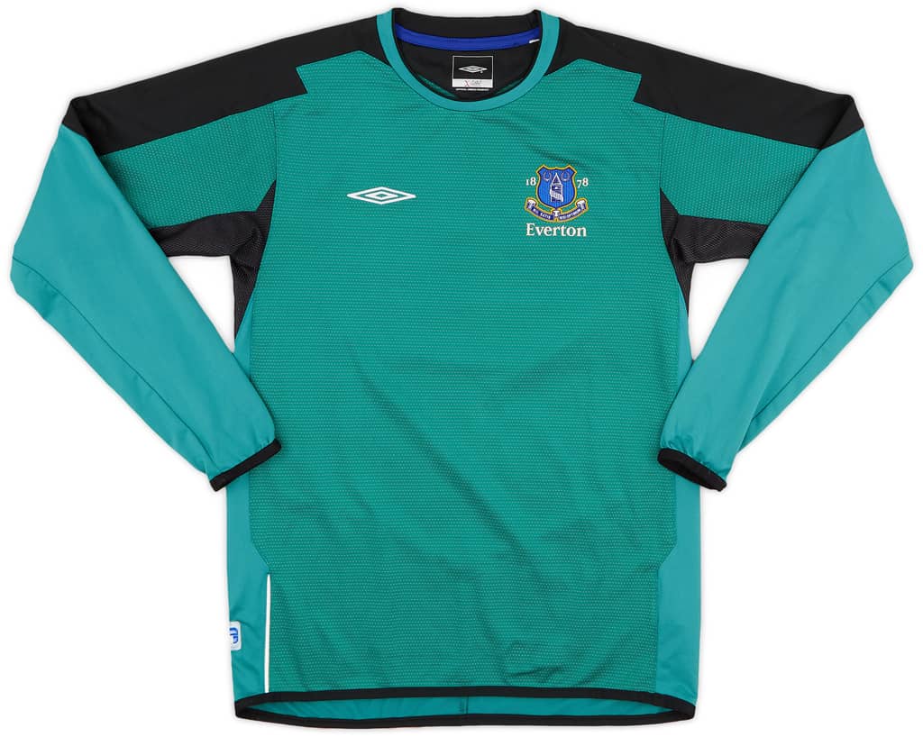 2004-05 Everton GK Shirt - 8/10 - (XL.Boys)