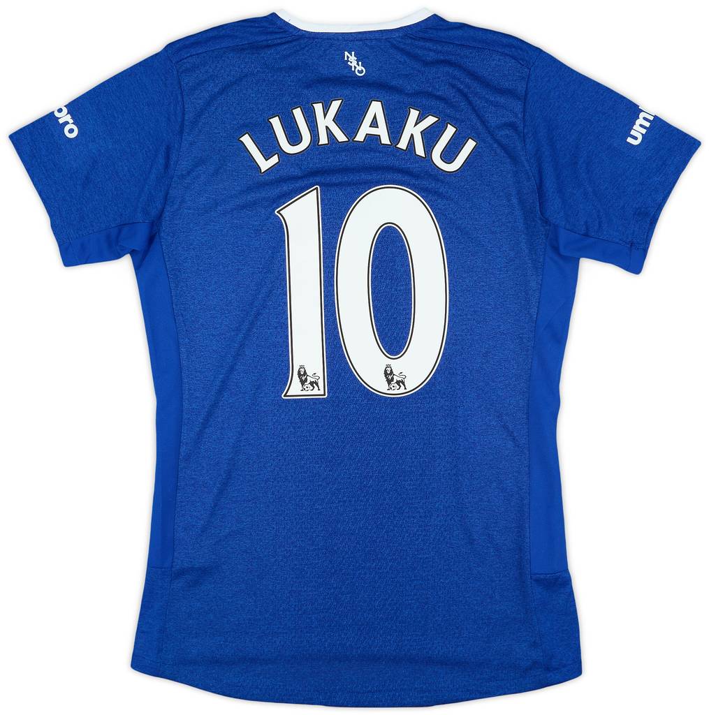 2015-16 Everton Home Shirt Lukaku #10 - 8/10 - (S)
