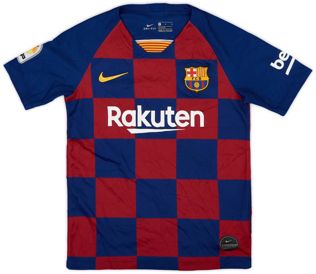 2019-20 Barcelona Home Shirt - 9/10 - (M.Boys)