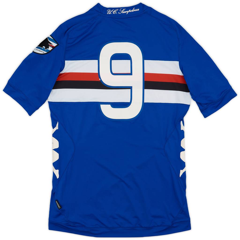 2012-13 Sampdoria Home Shirt #9 - 4/10 - (S)