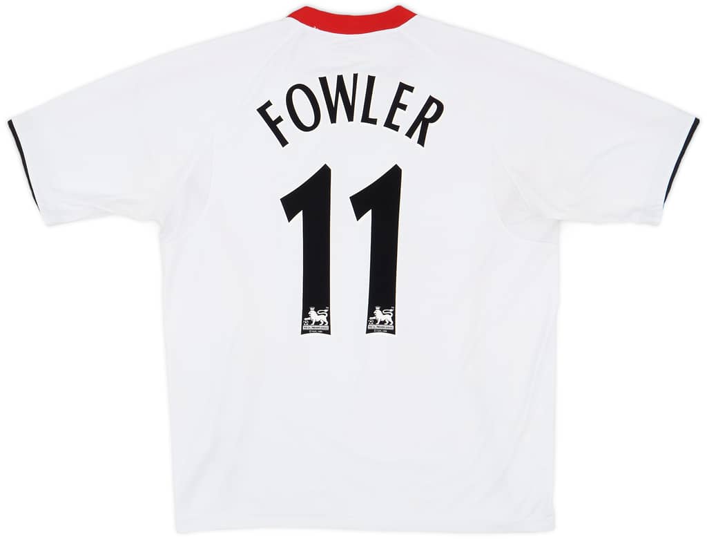2005-06 Liverpool Away Shirt Fowler #11 - 8/10 - (L)
