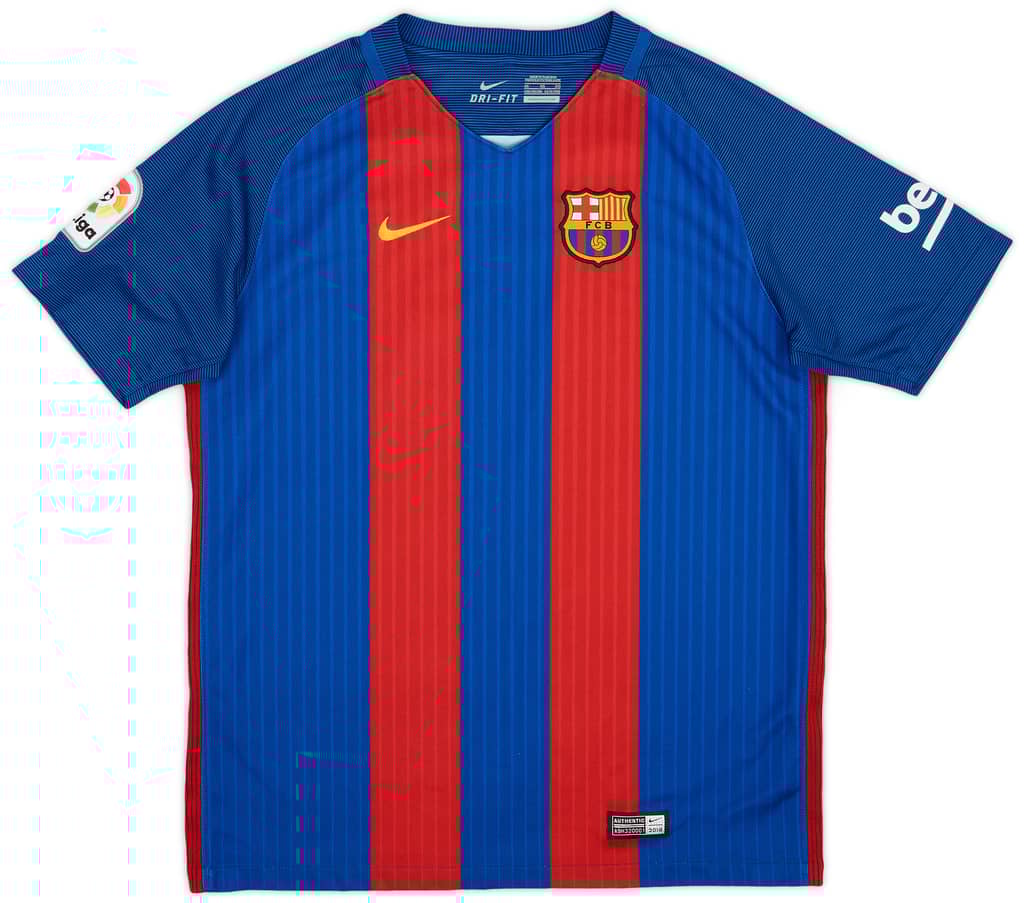 2016-17 Barcelona Home Shirt - 8/10 - (XL.Boys)