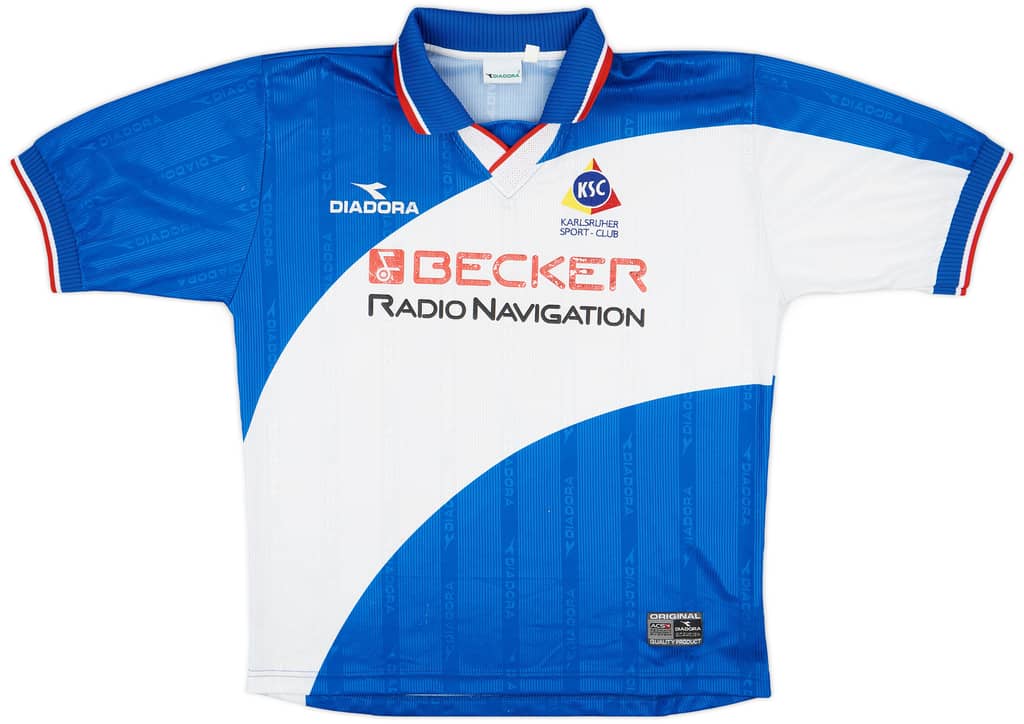 1999-00 Karlsruhe Home Shirt - 7/10 - (XXL)