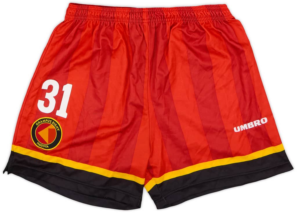 1997 Nagoya Grampus Eight Player Issue Home Shorts #31 - 7/10 - (M)