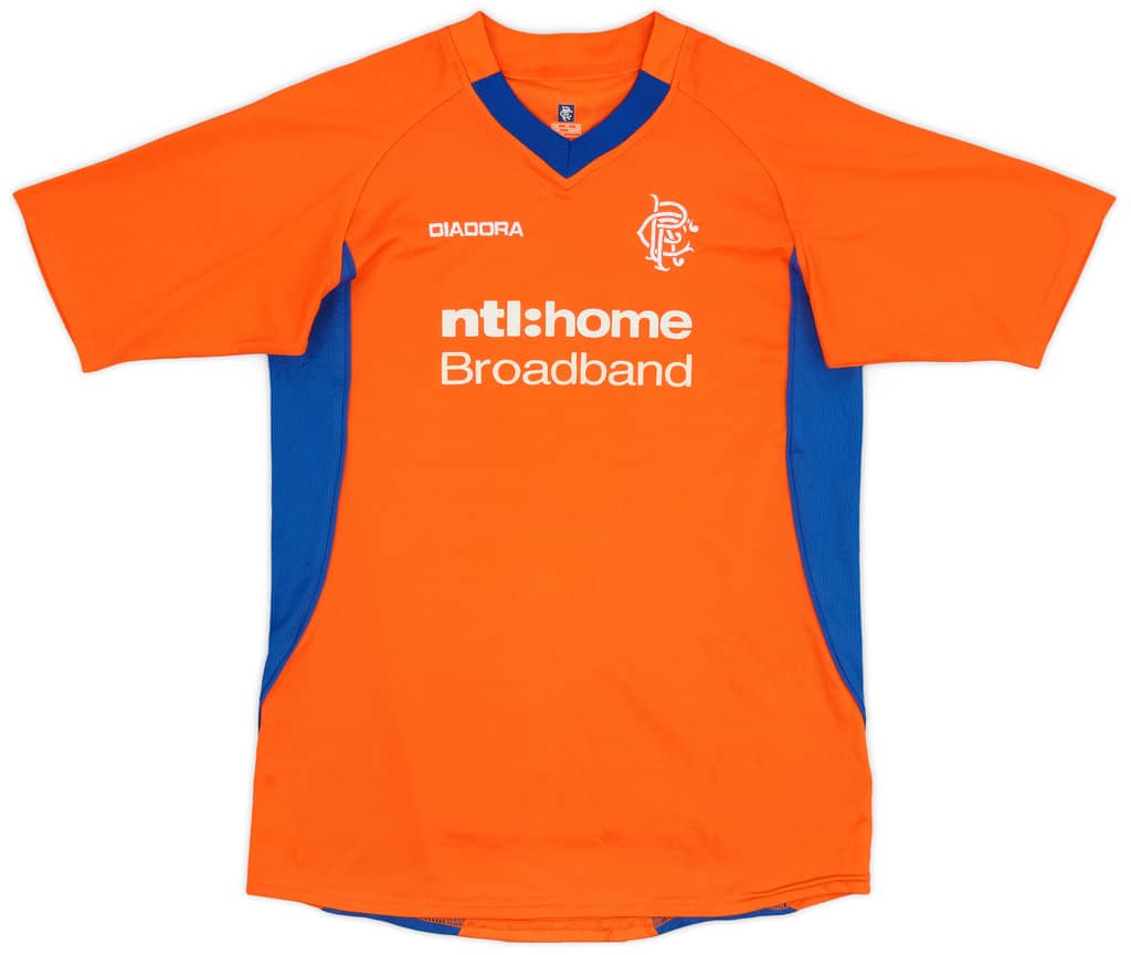 2002-03 Rangers Away Shirt - 8/10 - (XL.Boys)