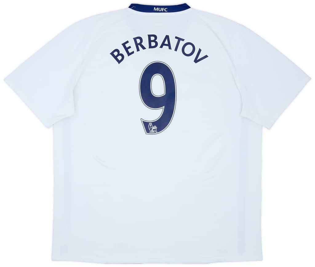 2008-10 Manchester United Away Shirt Berbatov #9 - 6/10 - (XXL)