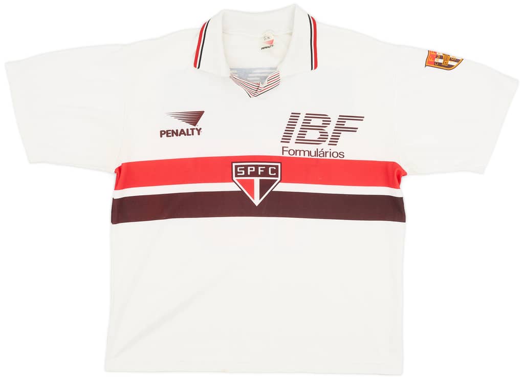 1992 Sao Paulo Home Shirt #10 - 7/10 - (L)