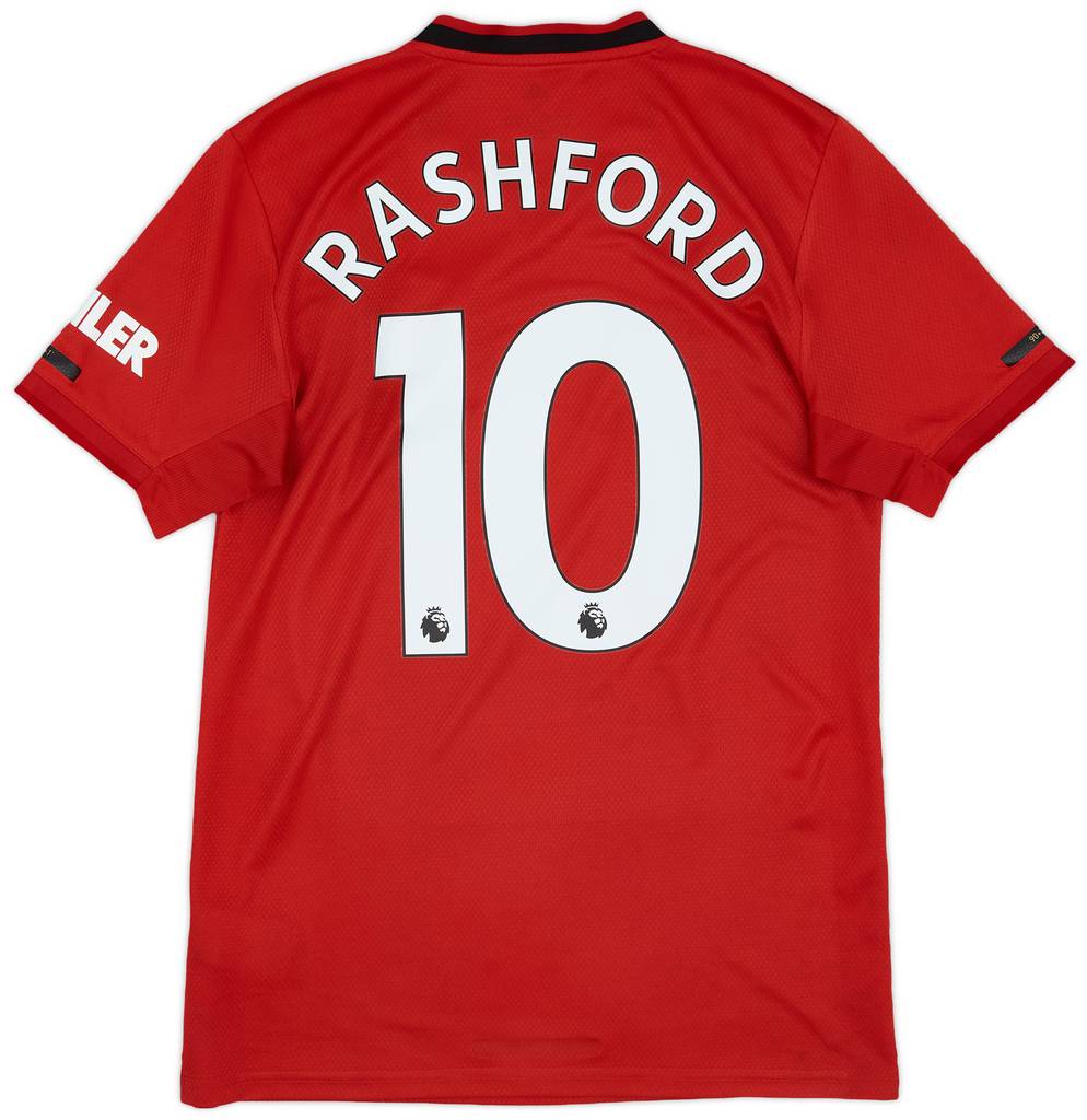 2019-20 Manchester United Home Shirt Rashford #10 - 6/10 - (S)