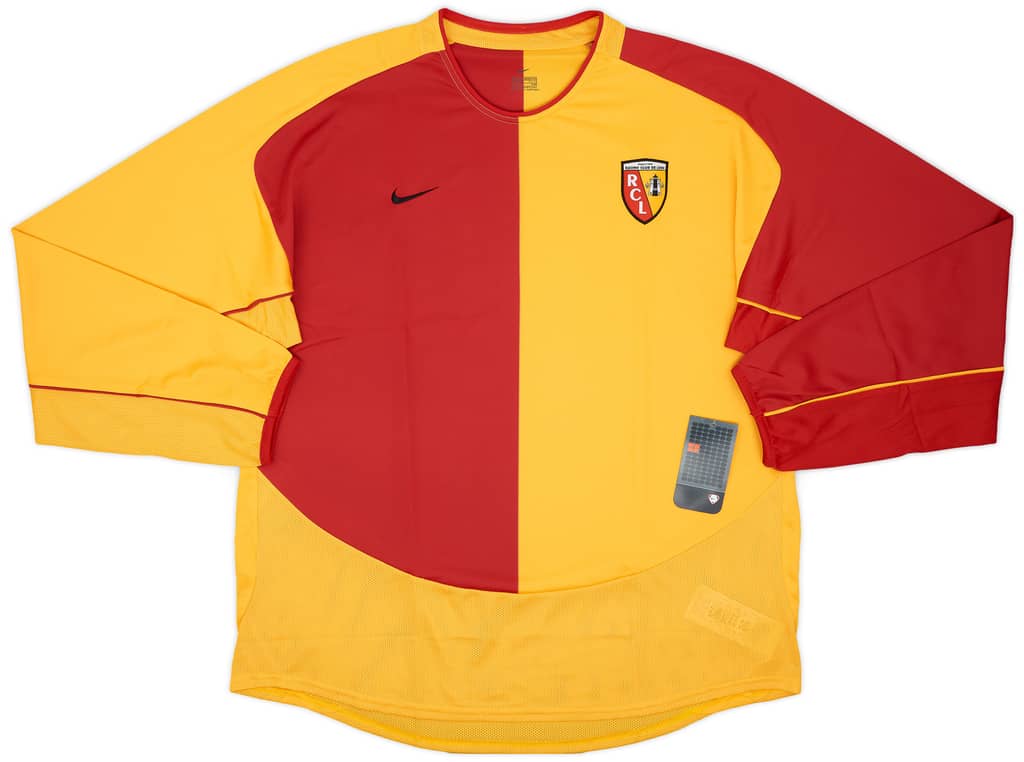 2003-04 Lens Player Issue Home L/S Shirt (XXL)