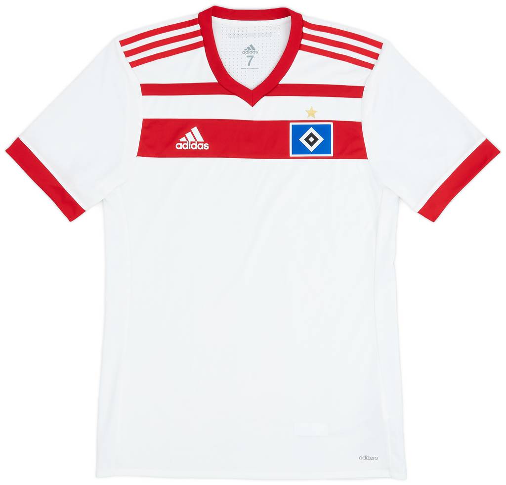 2017-18 Hamburg Player Issue Home Shirt - 9/10 - (M)