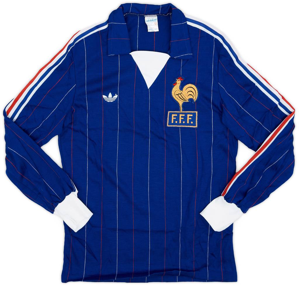 1980-82 France Home L/S Shirt - 9/10 - (S)