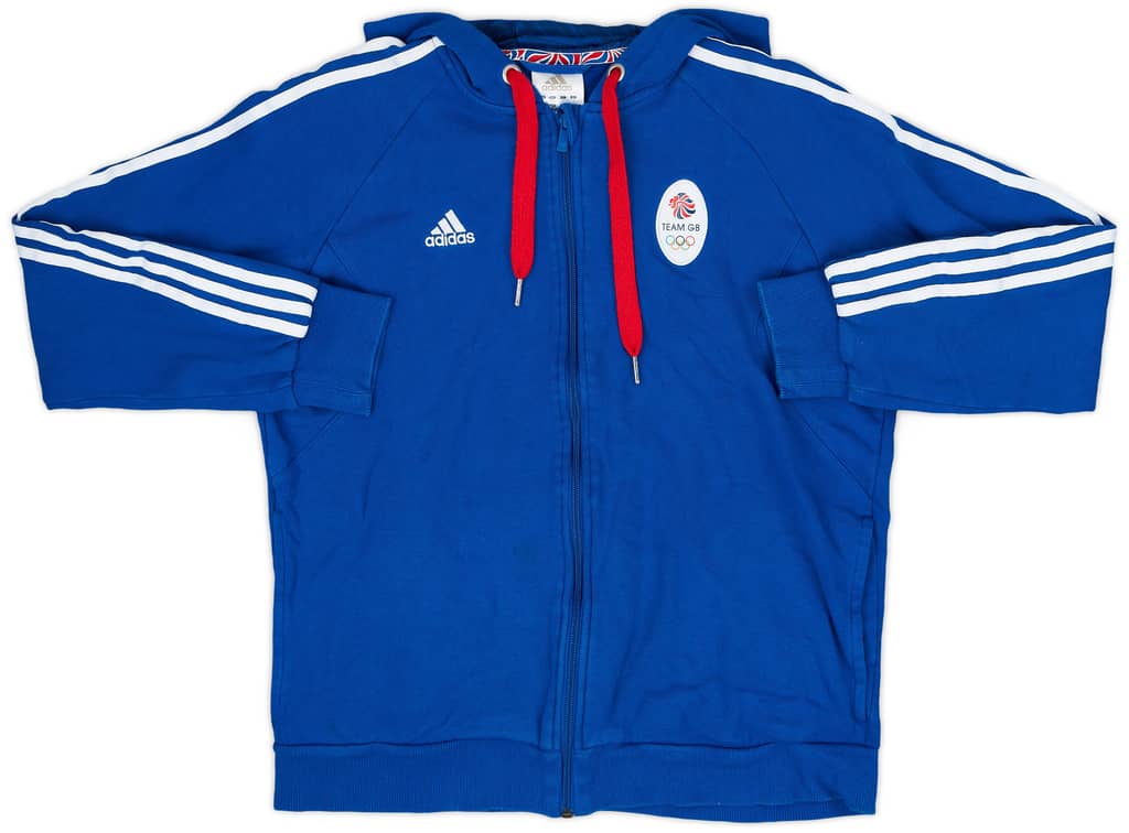 2012 Team GB adidas Zipped Hooded Sweat Top - 9/10 - (M)