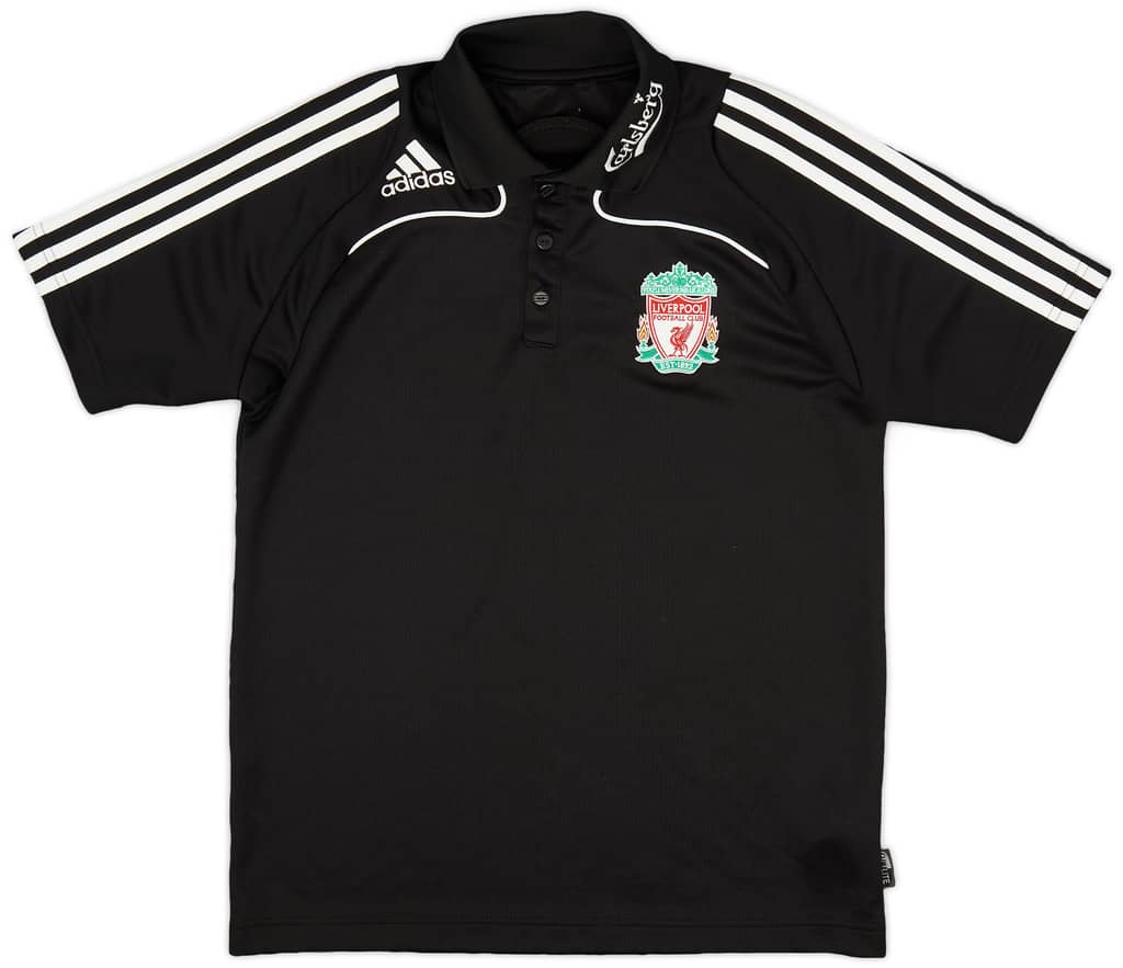 2008-09 Liverpool adidas Polo Shirt - 8/10 - (M)