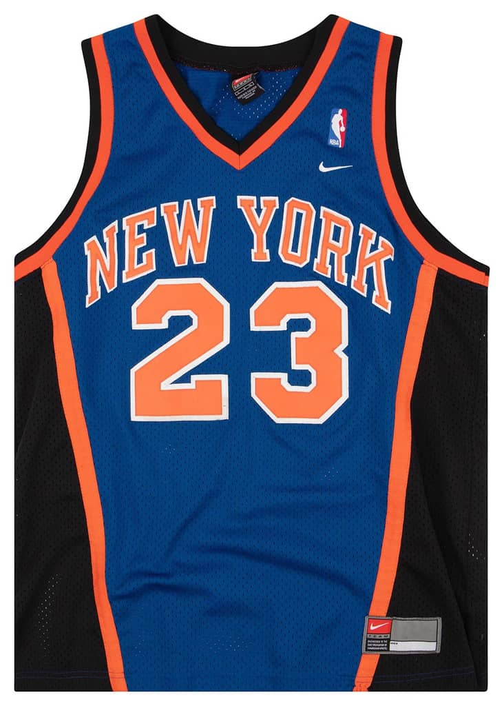 2000-01 New York Knicks Camby #23 Nike Swingman Jersey (Away) L
