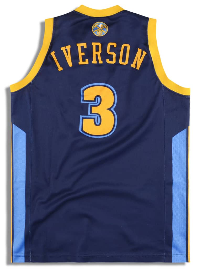 2006-08 Denver Nuggets Iverson #3 Champion Jersey (Alternate) S