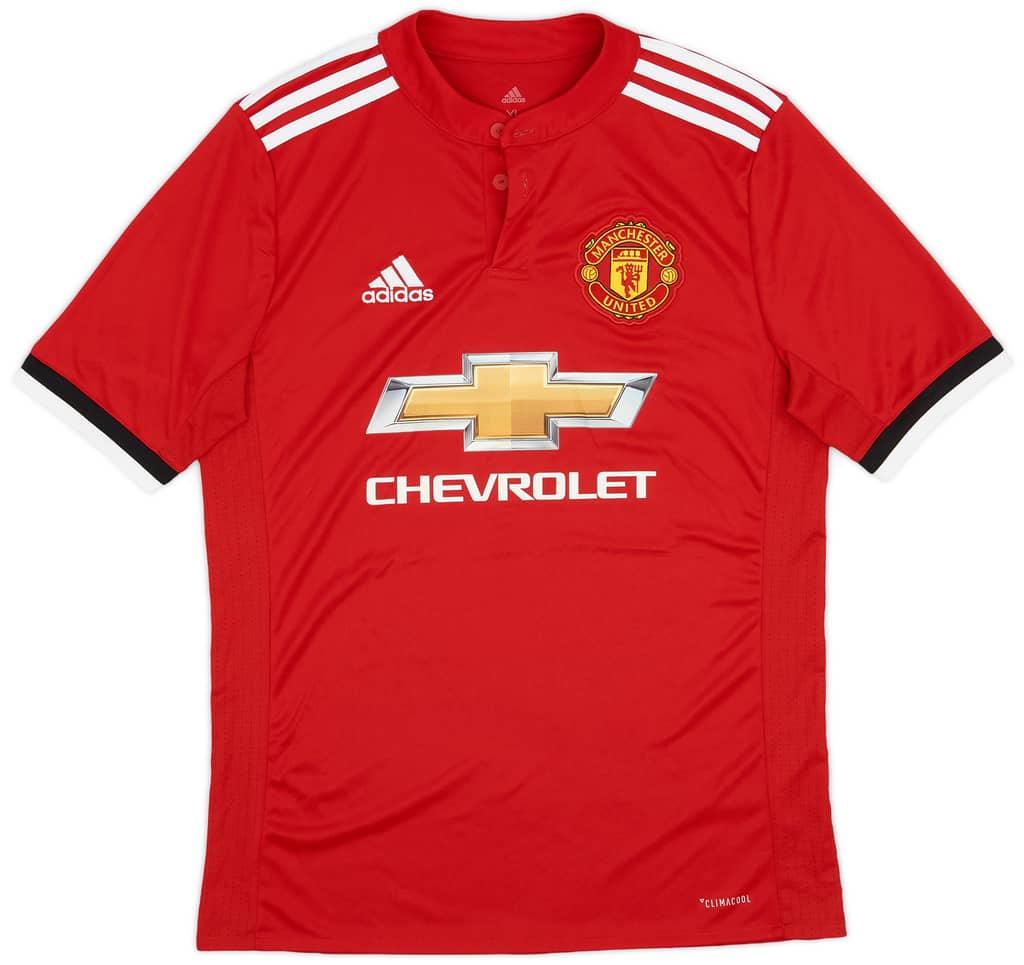 2017-18 Manchester United Home Shirt - 8/10 - (XL.Boys)