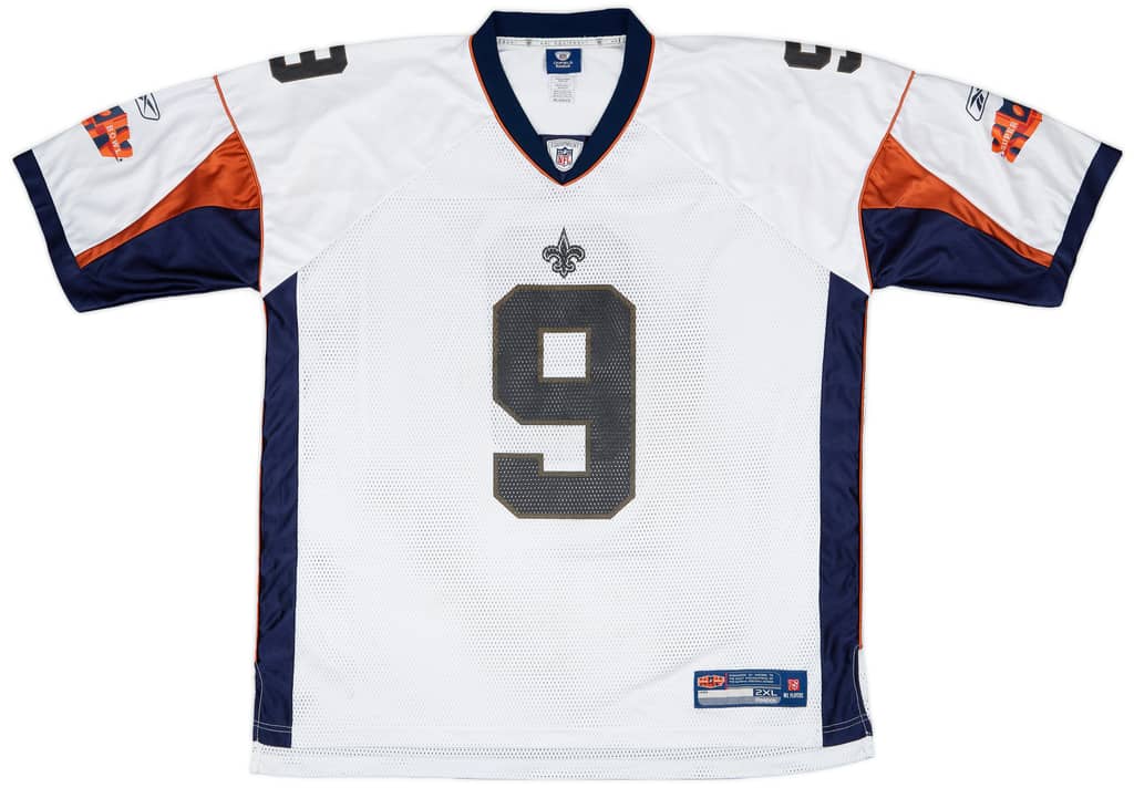 2010 New Orleans Saints Brees #9 Super Bowl XLIV Reebok On Field Jersey - 8/10 - (XXL)