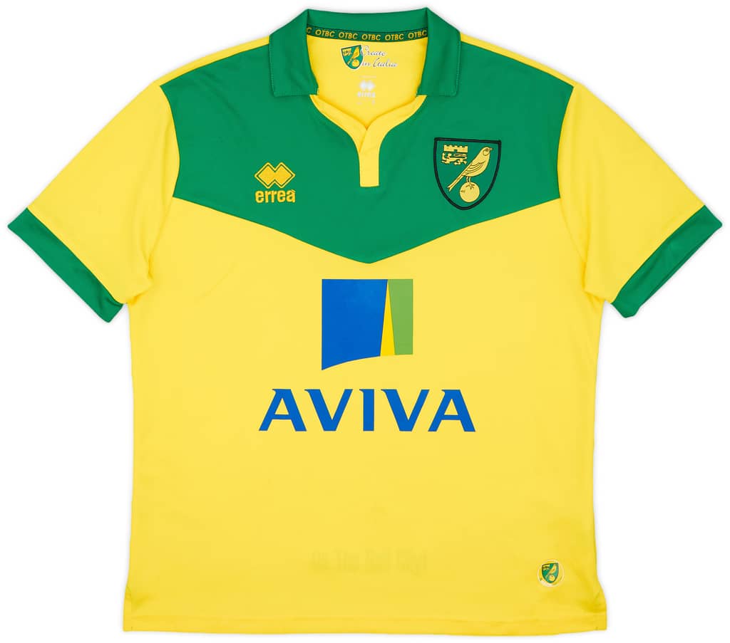 2014-15 Norwich Home Shirt - 9/10 - (S)