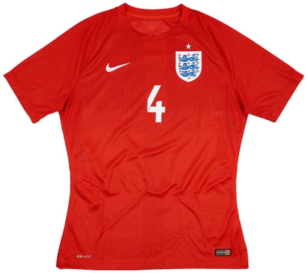 2014-15 England Authentic Away Shirt Gerrard #4 - 9/10 - (L)