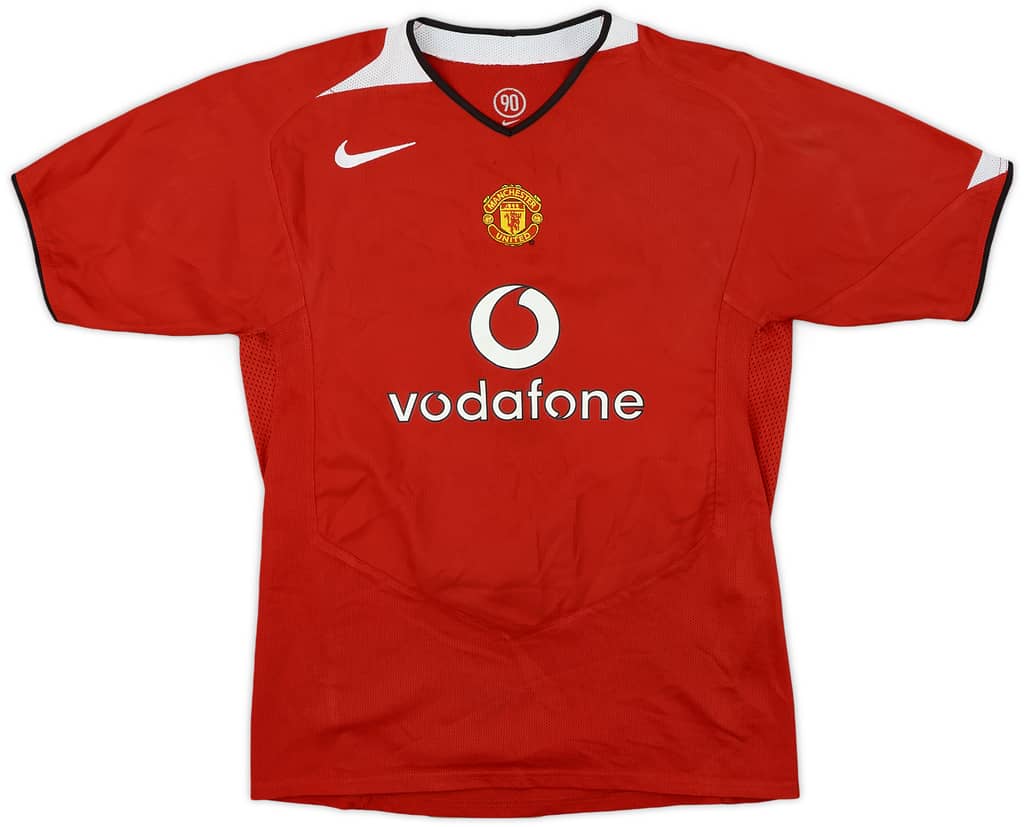 2004-06 Manchester United Home Shirt - 6/10 - (XL.Boys)