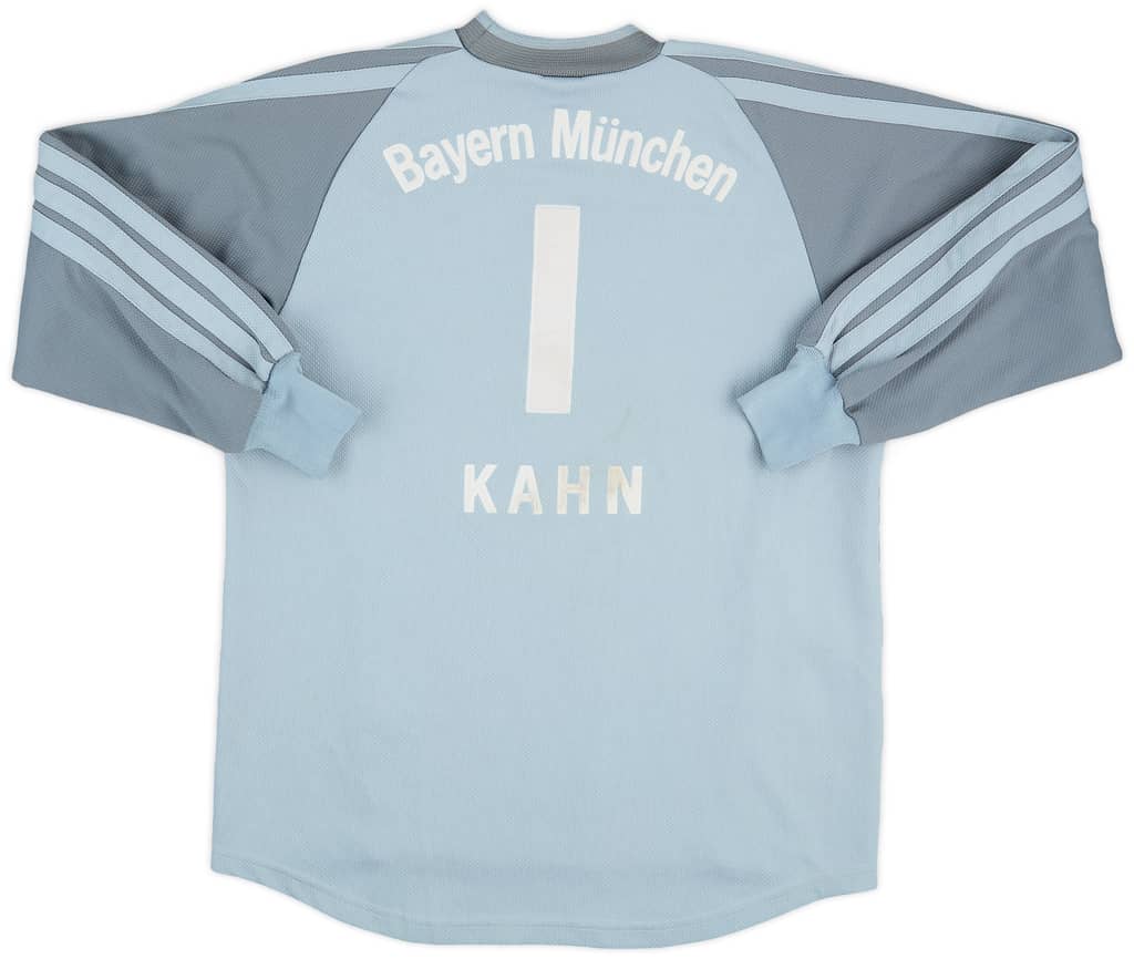 2001-02 Bayern Munich GK Shirt Kahn #1 - 8/10 - (Y)