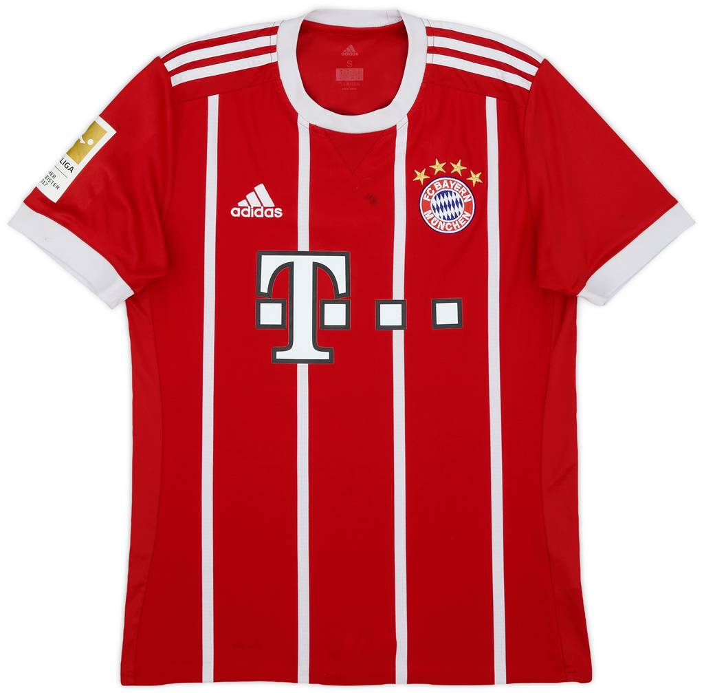 2017-18 Bayern Munich Home Shirt James #11 - 5/10 - (S)