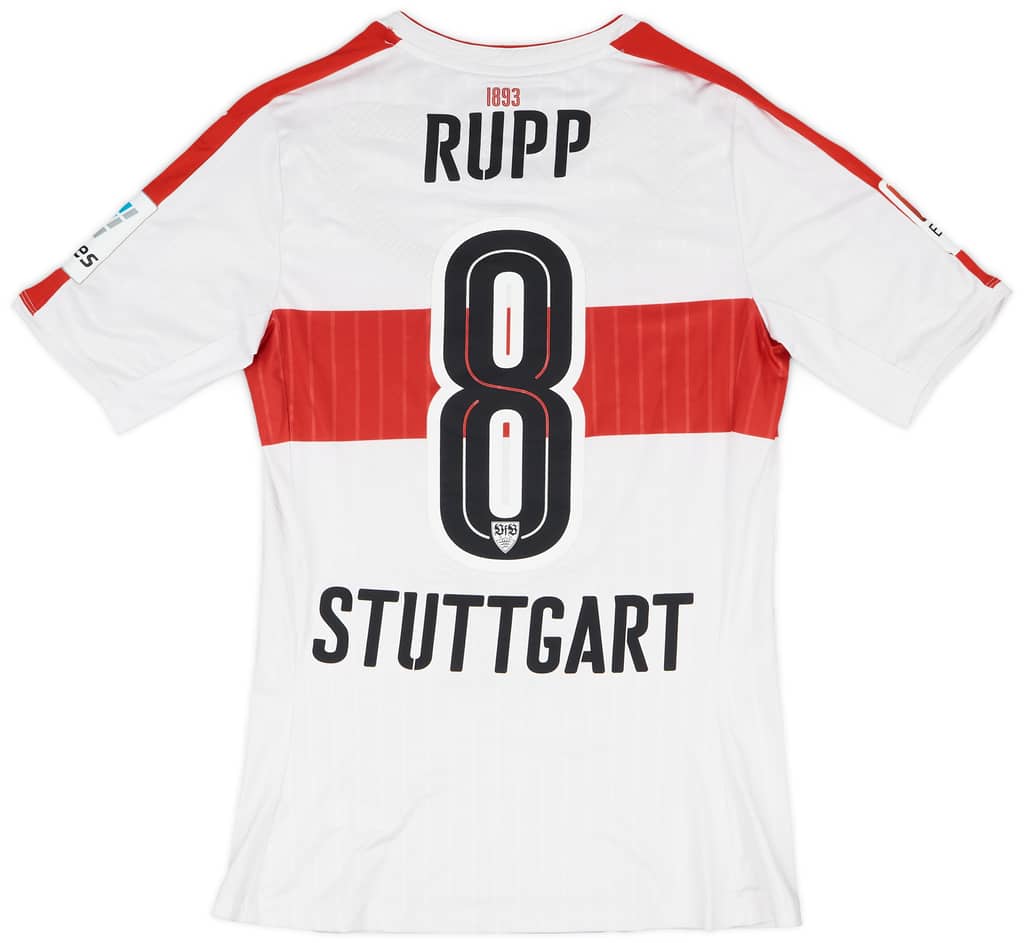 2016-17 Stuttgart Player Issue Home Shirt Rupp #8 - 7/10 - (M)