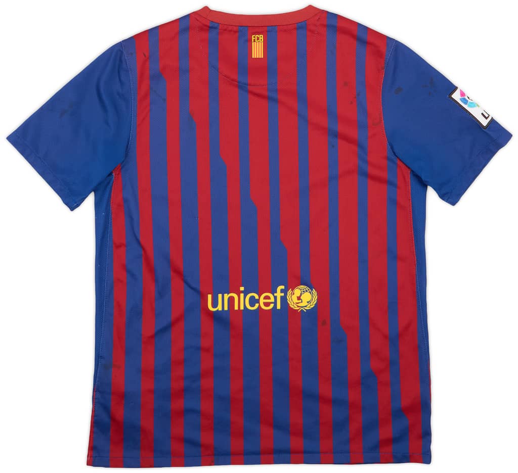 2011-12 Barcelona Home Shirt - 6/10 - (XL.Boys)