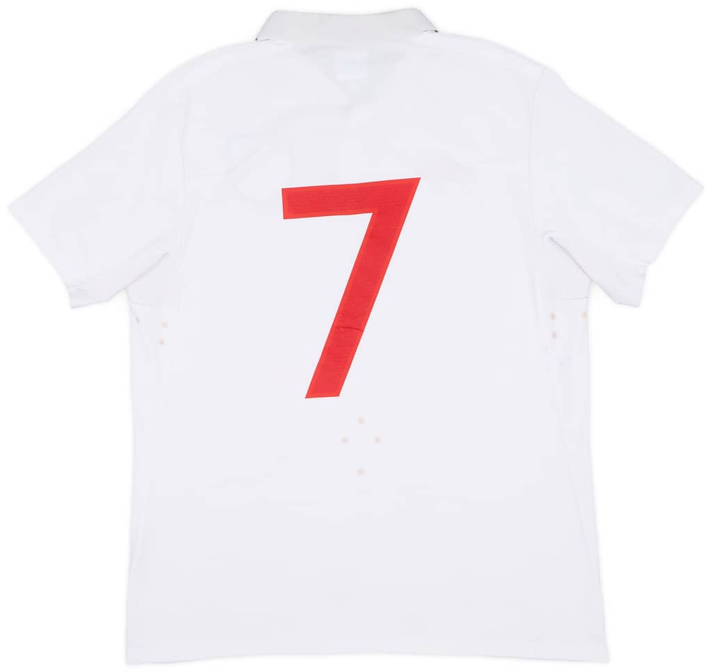 2009-10 England Home Shirt #7 - 6/10 - (M)