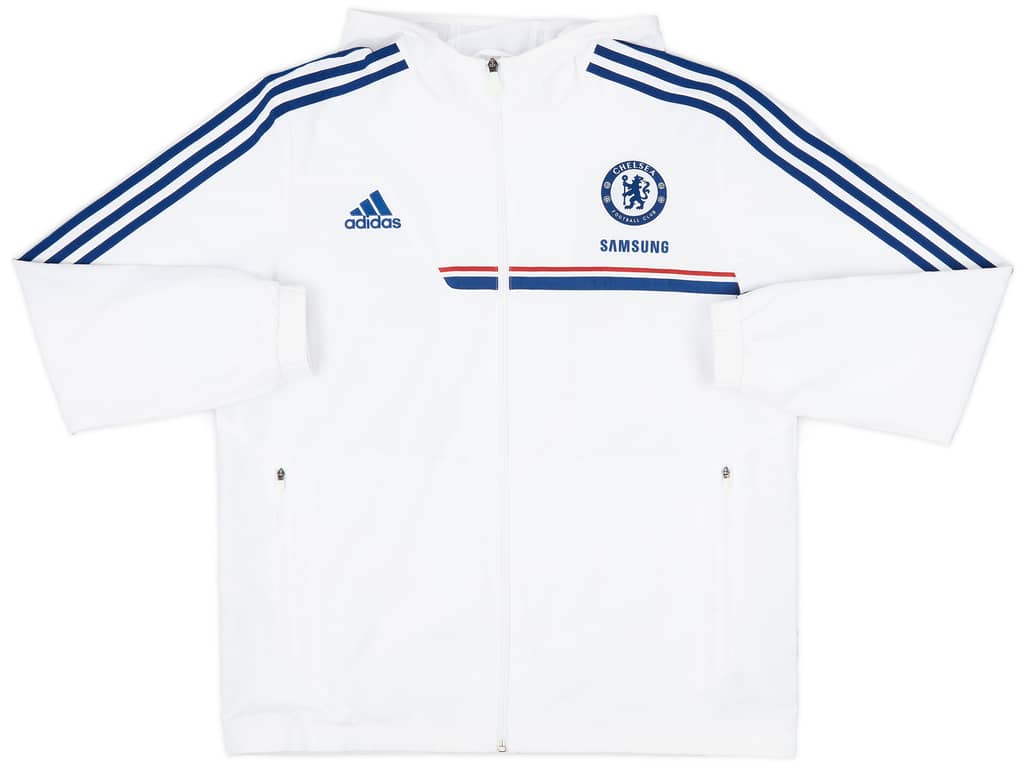 2013-14 Chelsea adidas Hooded Track Jacket - 8/10 - (L/XL)