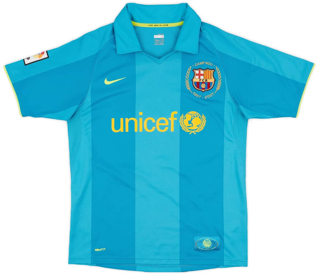 2007-09 Barcelona Away Shirt Messi #19 - 8/10 - (S)