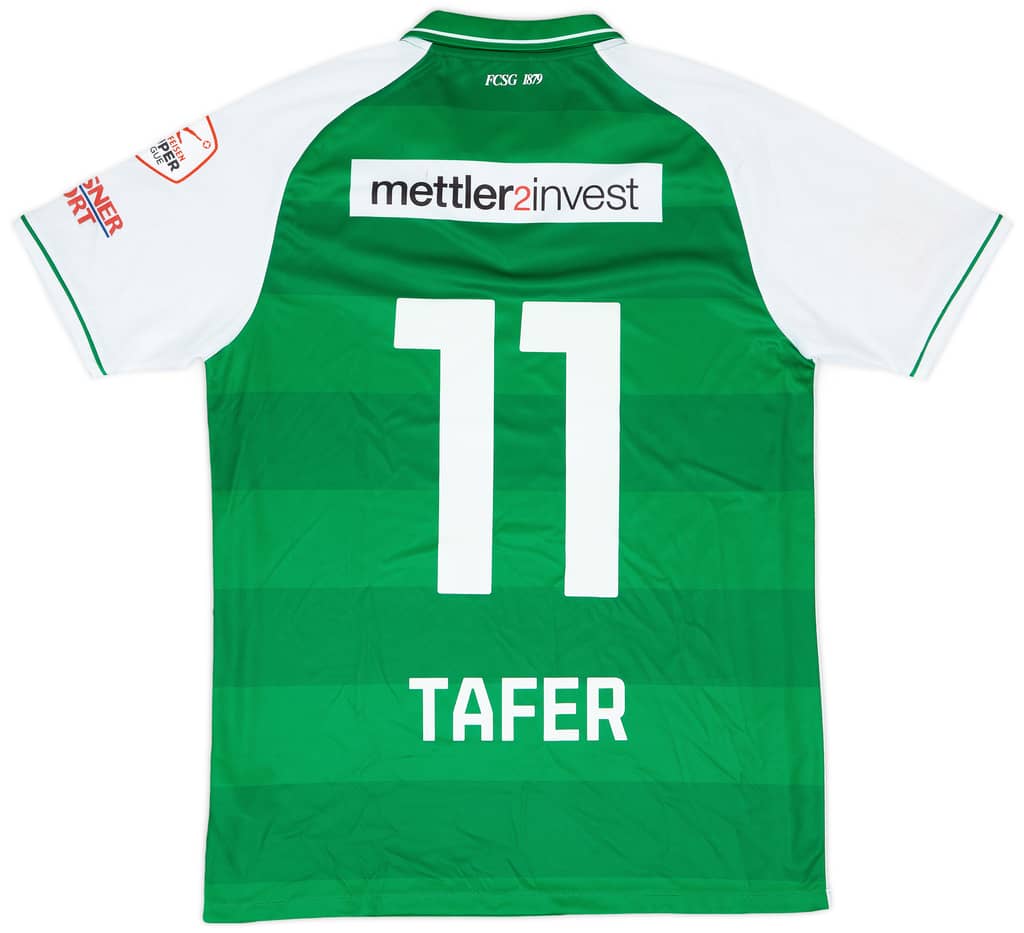 2018-19 St Gallen Match Issue Home Shirt Tafer #11