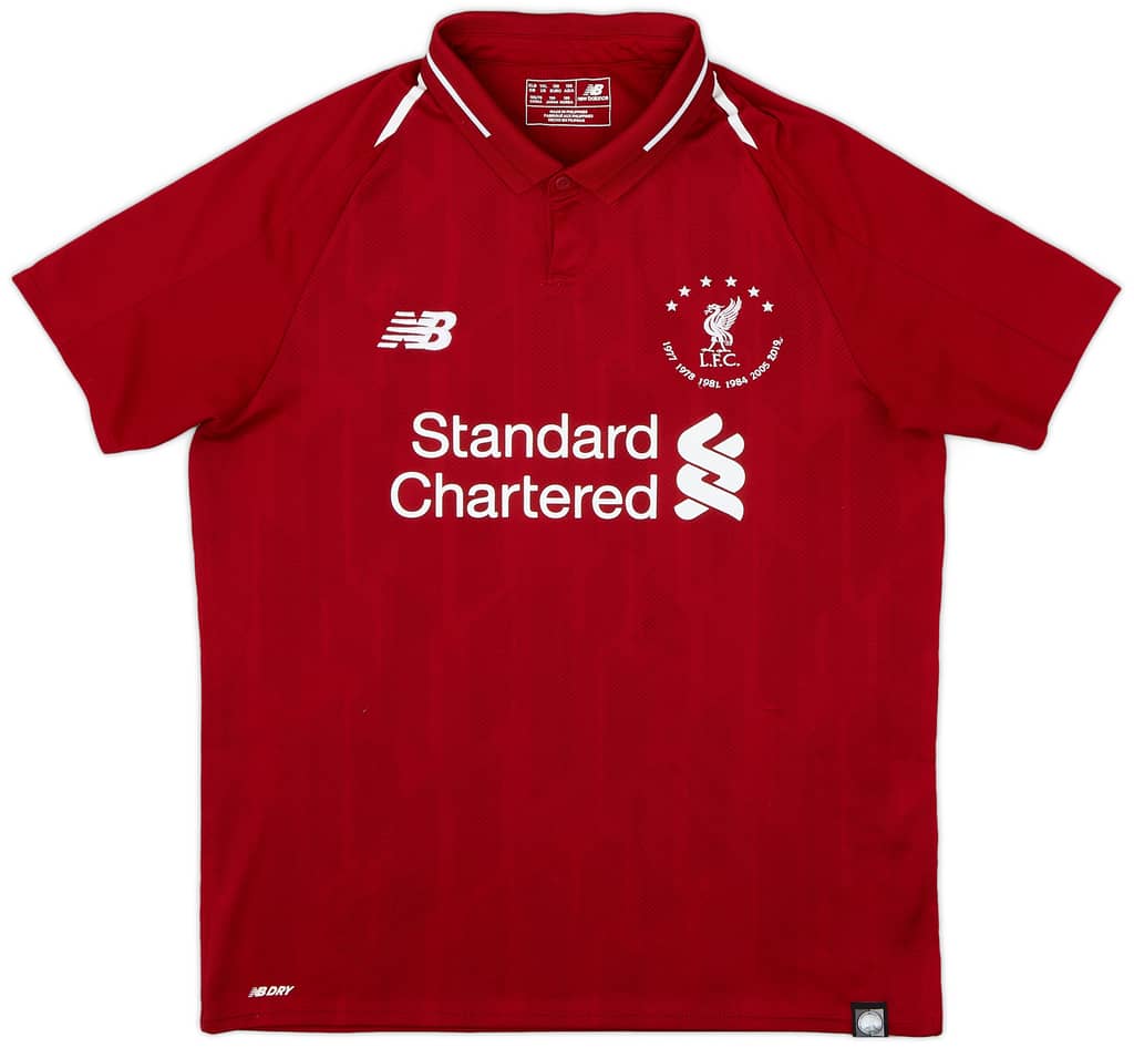2018-19 Liverpool Home Shirt - 8/10 - (XL.Boys)