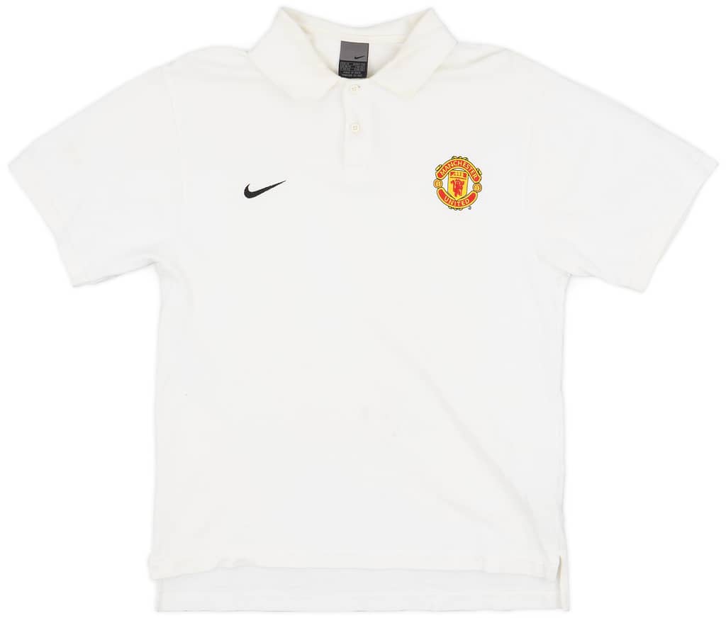 2004-05 Manchester United Nike Polo Shirt - 6/10 - (M)