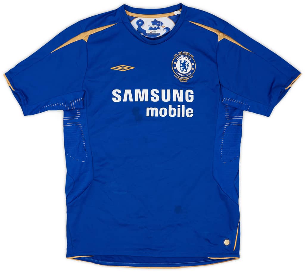 2005-06 Chelsea Centenary Home Shirt - 6/10 - (XL.Boys)