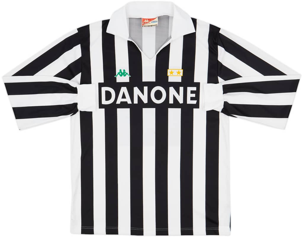 1991-92 Juventus Basic Home L/S Shirt #10 - 6/10 - (L)