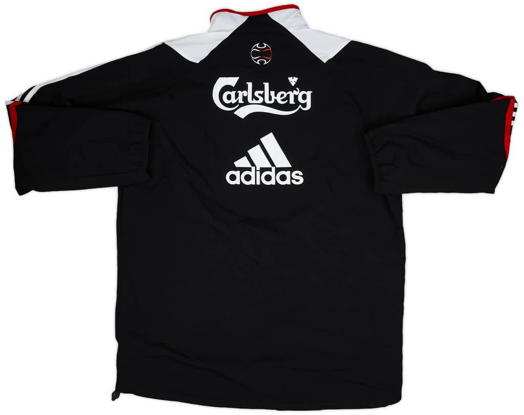 2007-08 Liverpool adidas 1/4 Zip Drill Top - 8/10 - (L/XL)