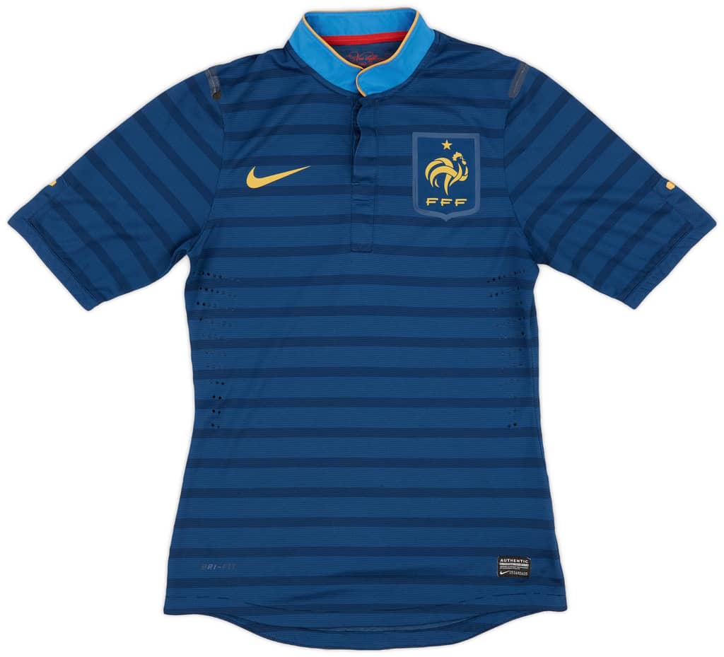 2012-13 France Home Authentic Shirt - 6/10 - (S)
