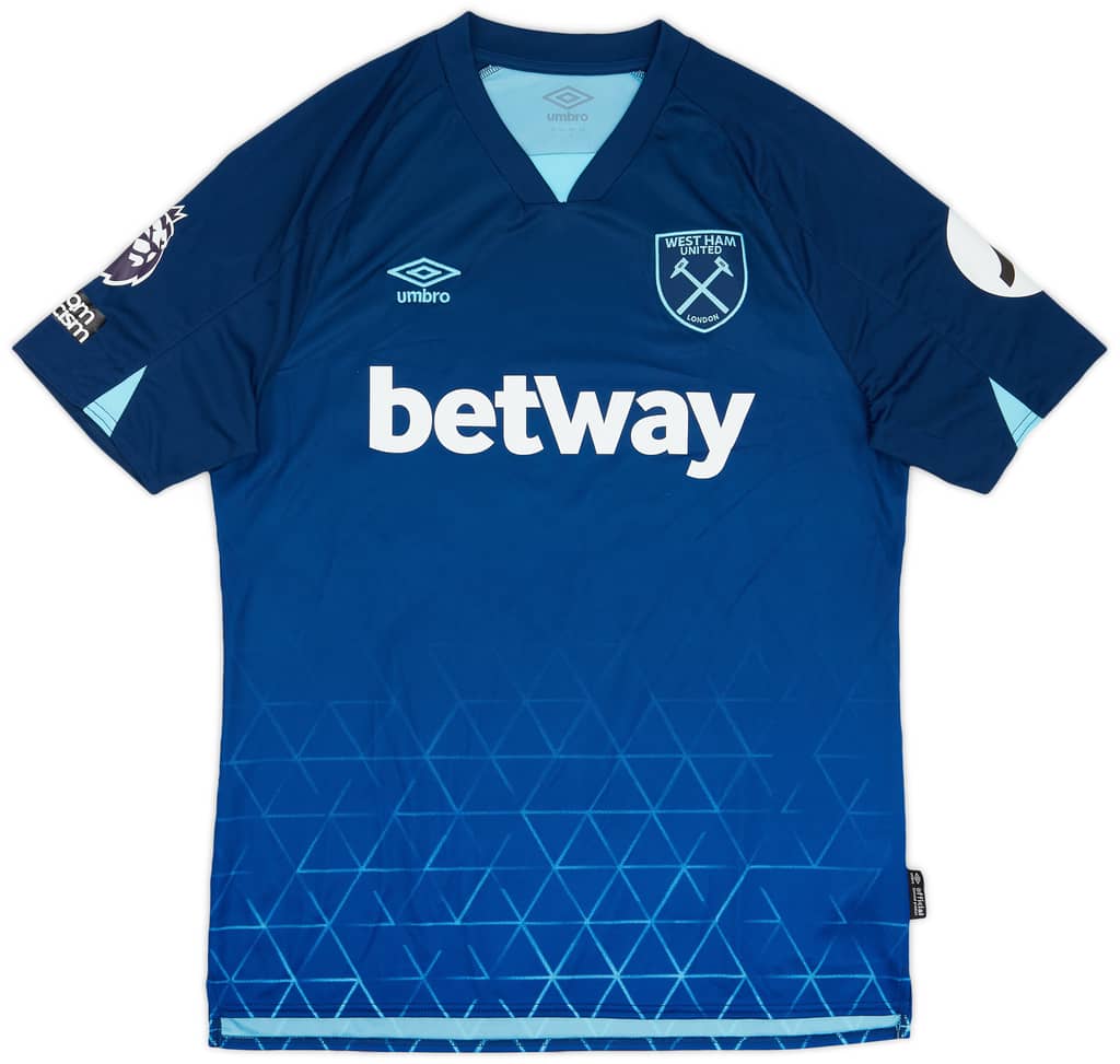 2023-24 West Ham Match Issue Third Shirt Alvarez #19