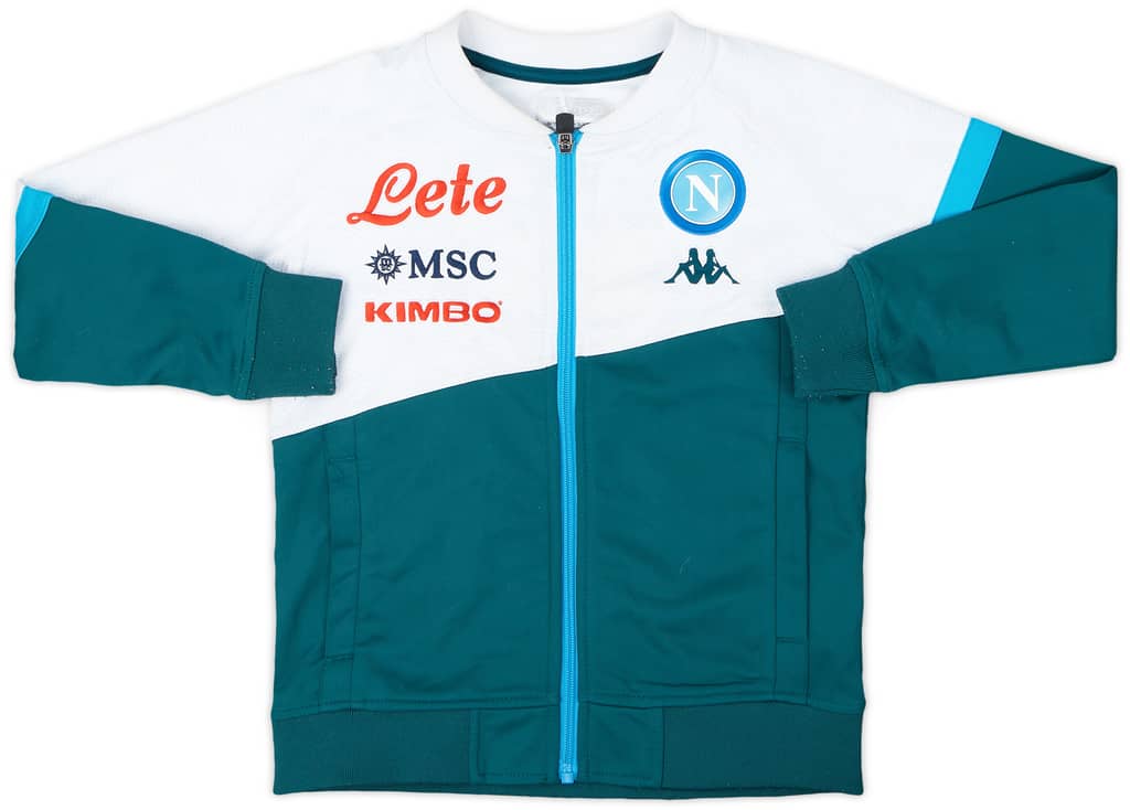 2020-21 Napoli Kappa Track Jacket - 8/10 - (S.Boys)