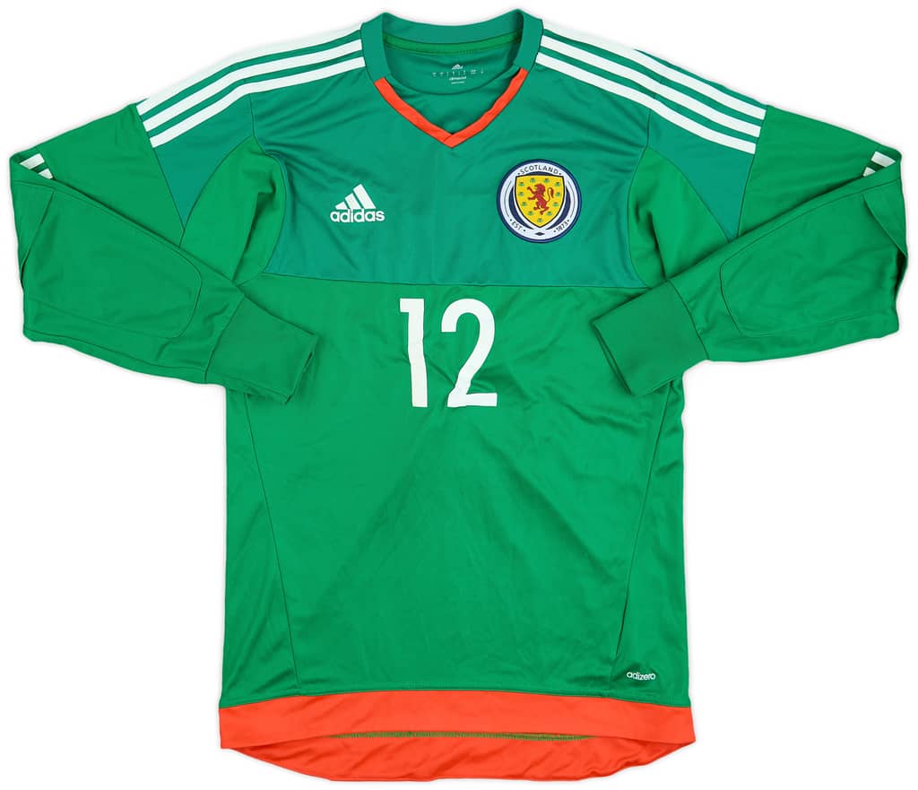 2016-17 Scotland GK Shirt #12 - 6/10 - (S)