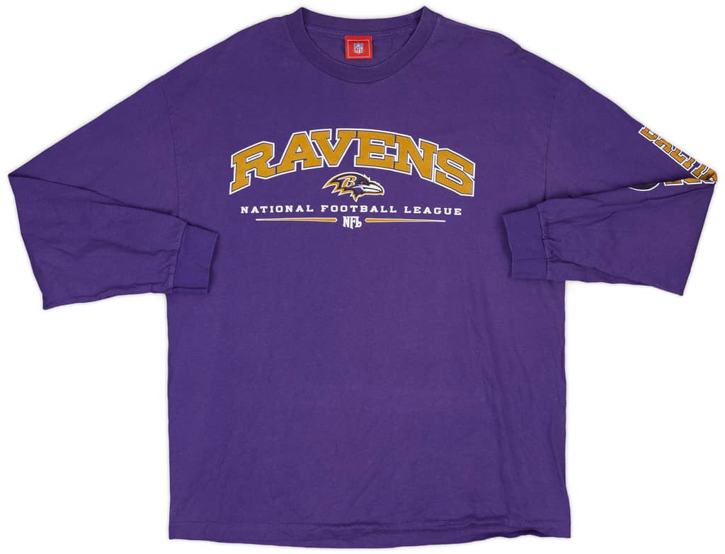 2000 Baltimore Ravens NFL L/S Tee - 9/10 - (XL)