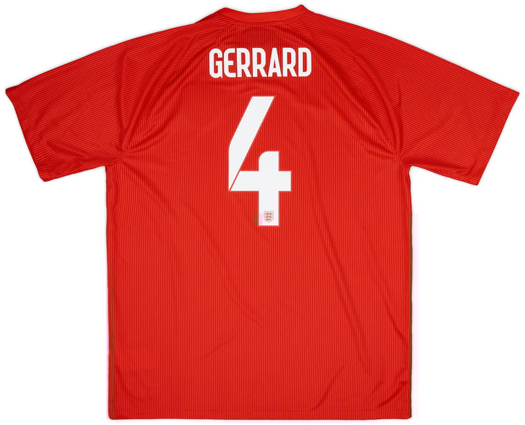 2014-15 England Away Shirt Gerrard #4 (XL)