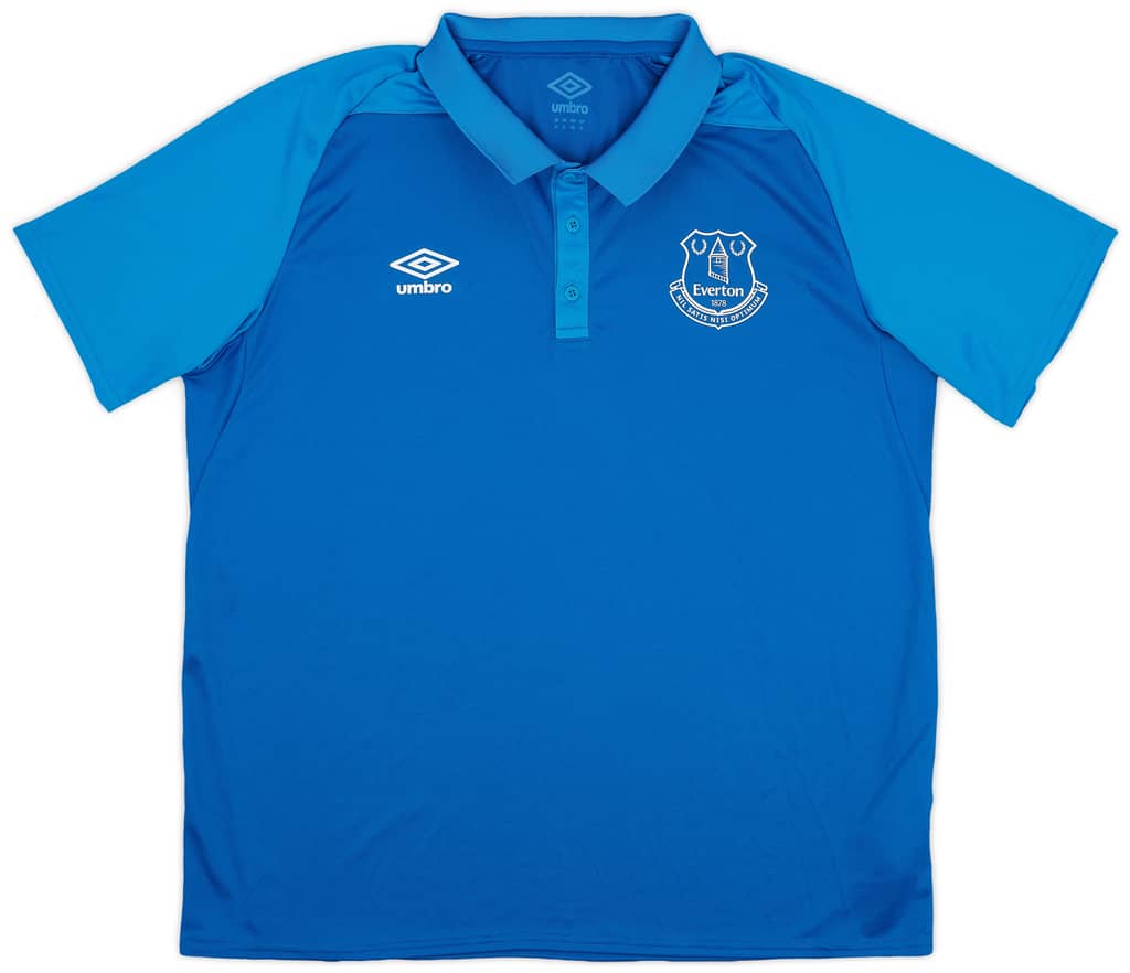 2018-19 Everton Umbro Polo Shirt - 9/10 - (XL)