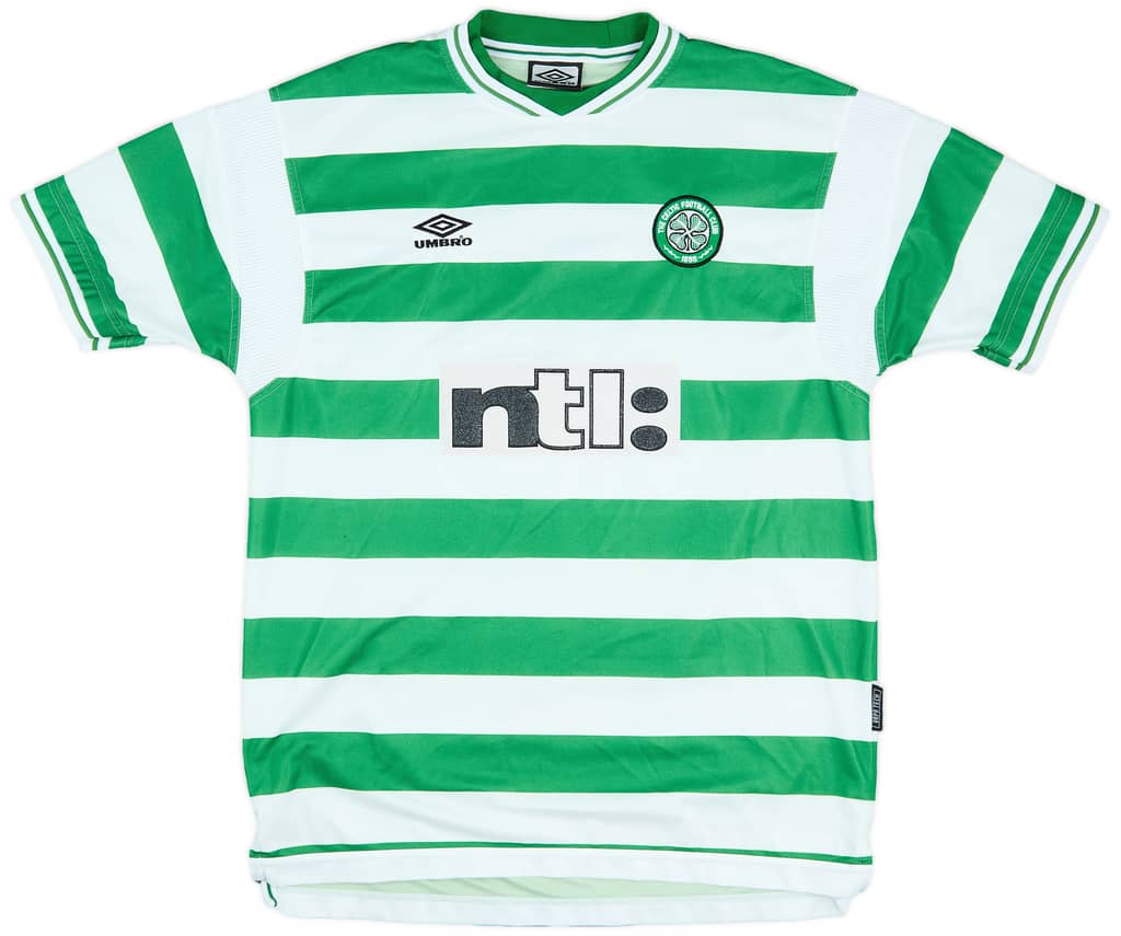 1999-01 Celtic Home Shirt Petrov #19 - 7/10 - (XL)